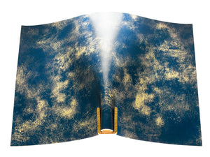 Vegetable tanned leather panel Russo artesano cavaliere