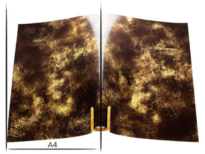 Italian leather panel Russo artesano moreno