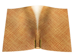 Vegetable tanned leather panel Russo commodore butter