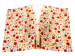 Vegetable tanned leather panel Russo sakura butter