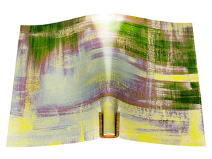 Vegetable tanned leather panel Russo pintura roxo