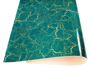 Vegetable tanned leather Russo crack artenza light blue