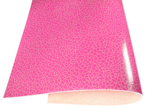 Vegetable tanned leather Russo zenith candy pink cracked