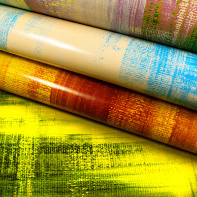 Russo leather Pintura collection vegetable tanned leather brush painted