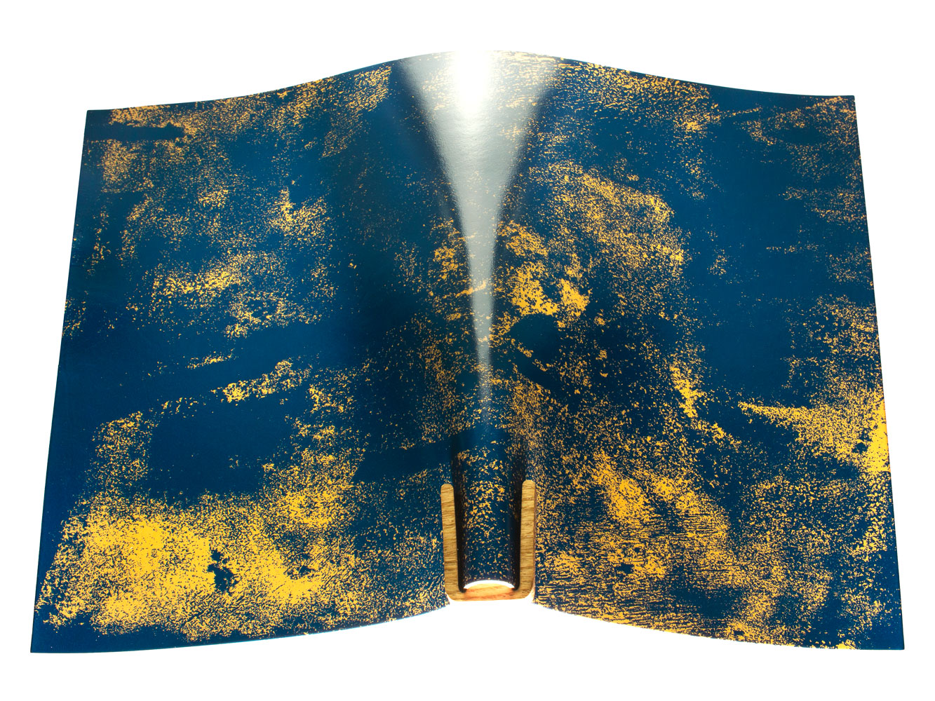 Vegetable tanned leather panel Russo anticuus cavaliere 