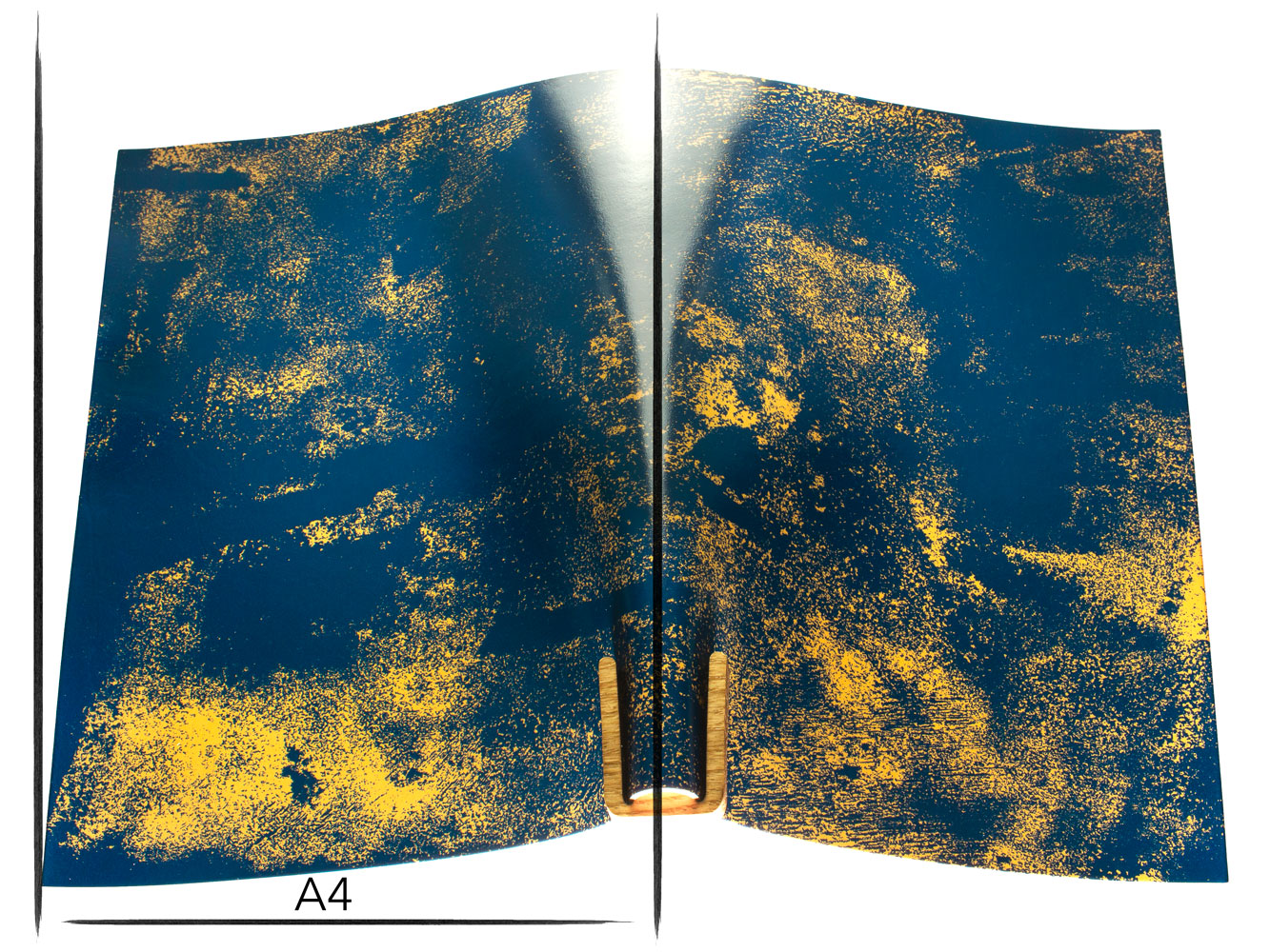 Vegetable tanned leather small left panel Russo anticuus cavaliere 