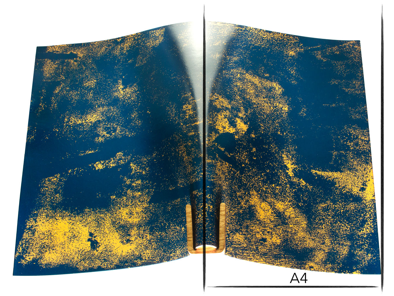 Vegetable tanned leather small right panel Russo anticuus cavaliere 