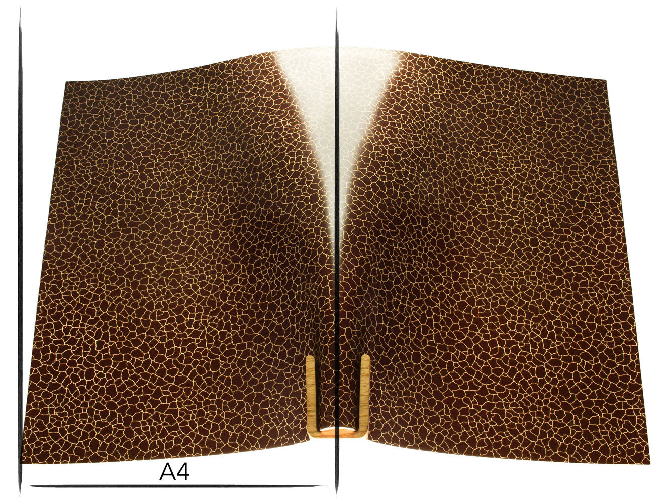 Italian leather panel Russo zenith moreno brown cracked