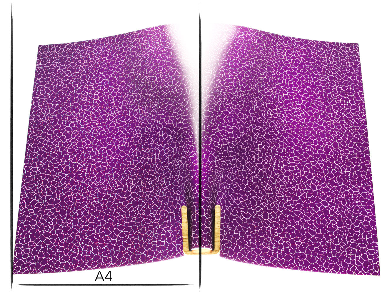 Italian leather panel Russo zenith roxo purple cracked