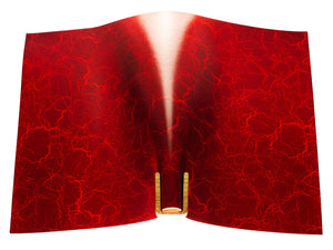 Vegetable tanned leather panel Russo crack diablo 