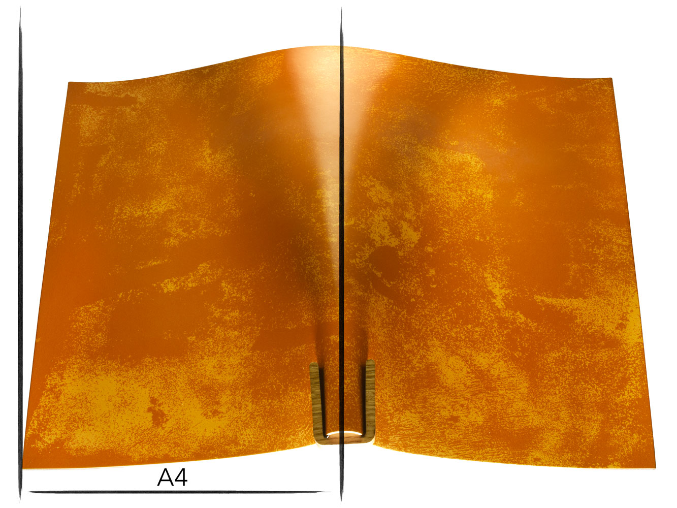 Italian leather panel Russo anticuus tan