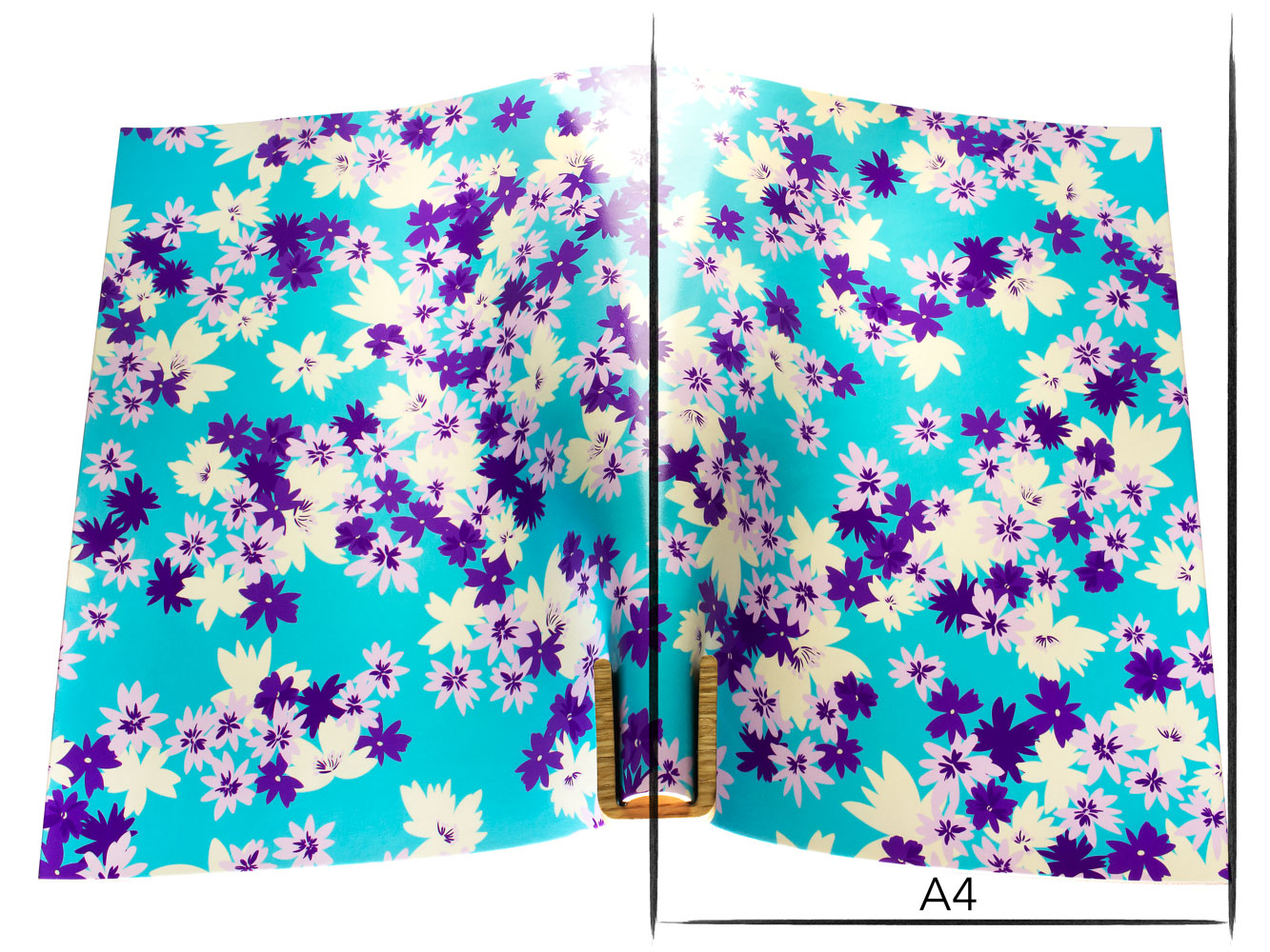 Vachetta leather panel Russo sakura aqua 