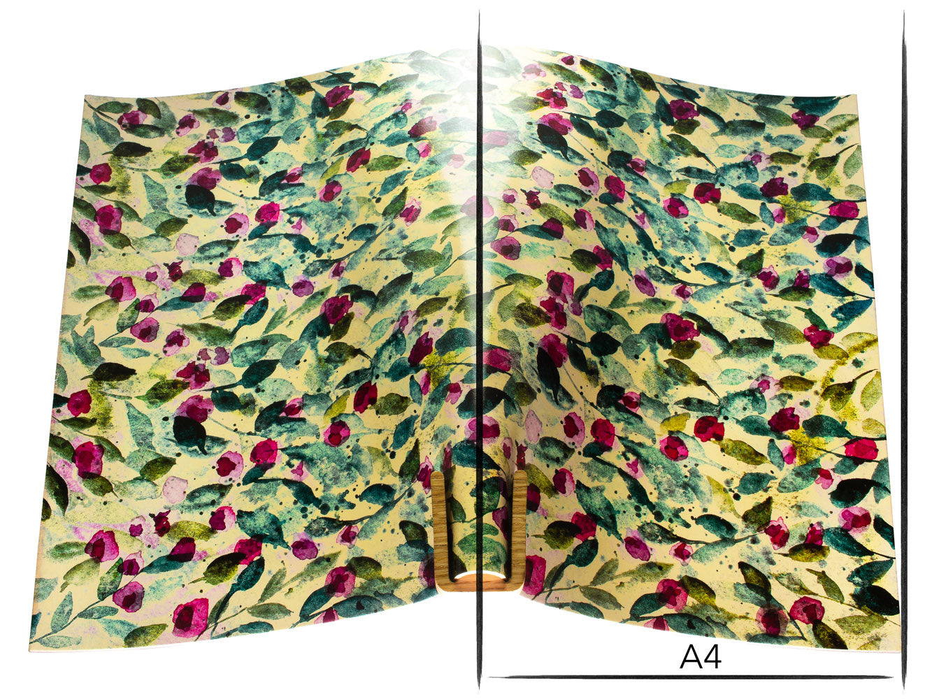 Vachetta leather panel Russo astratto impasto 