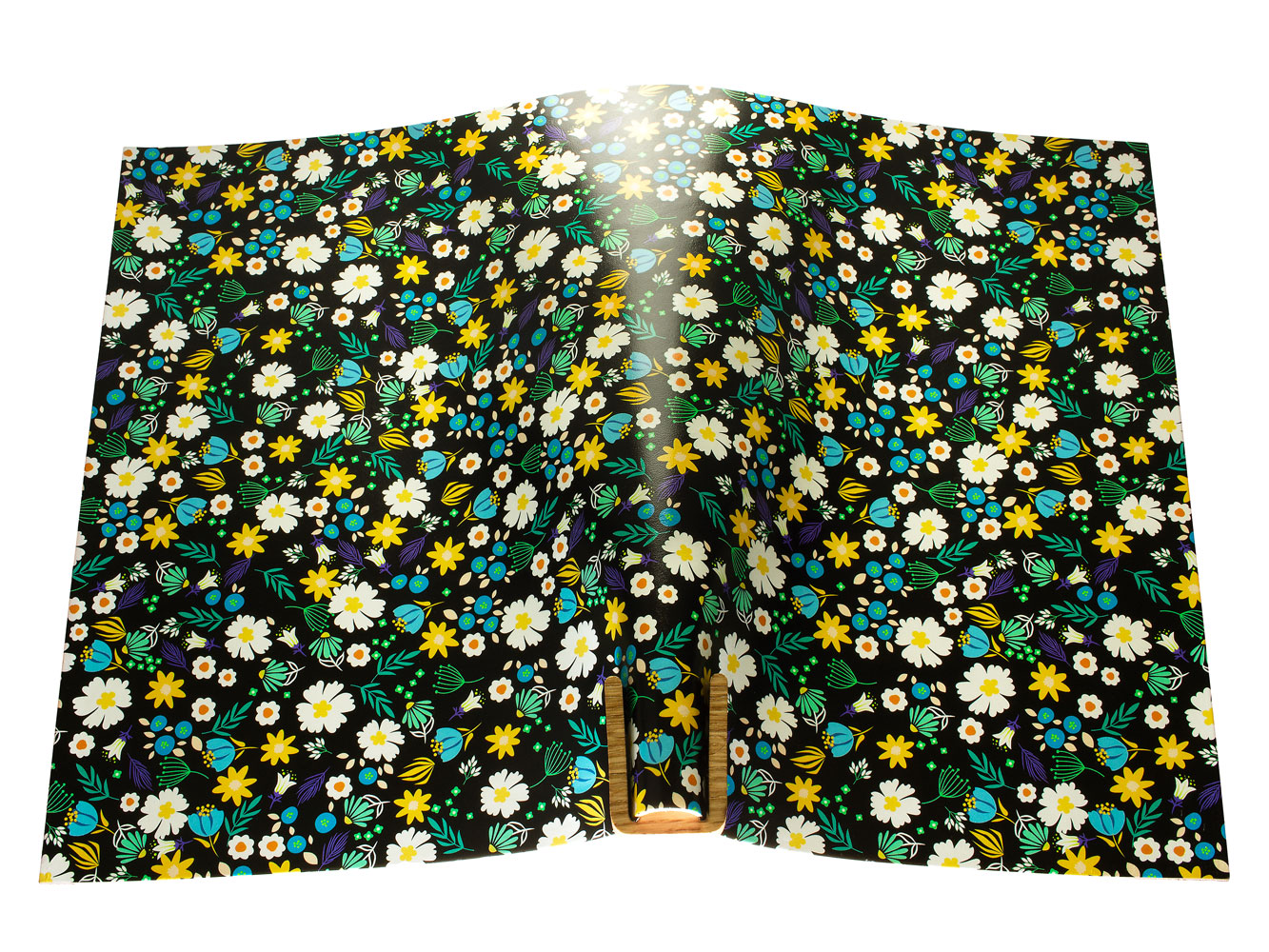 Vegetable tanned leather panel Russo sakura nero 