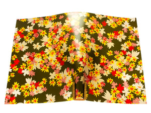 Vegetable tanned leather panel Russo sakura verdago 