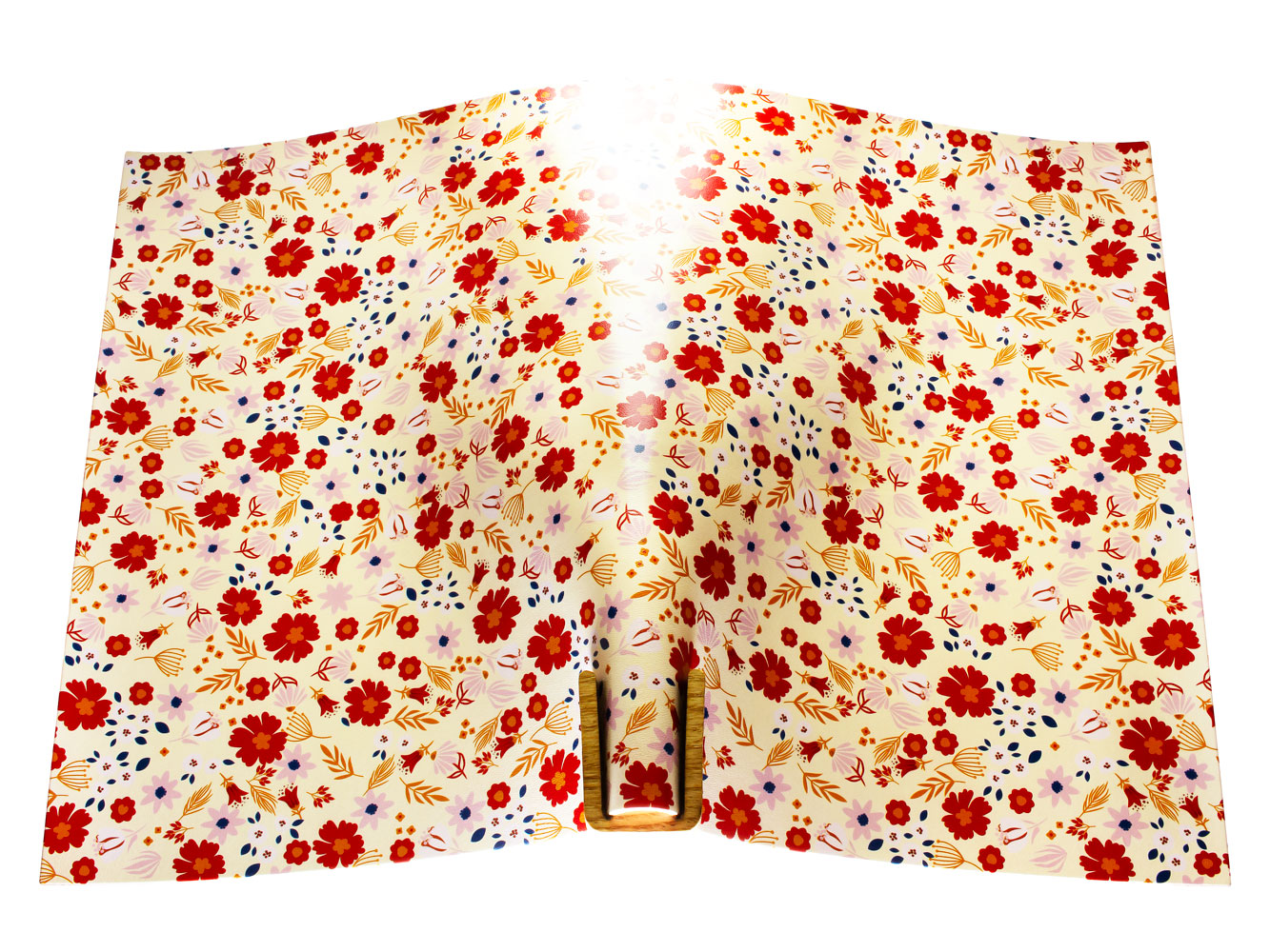 Vegetable tanned leather panel Russo sakura butter 