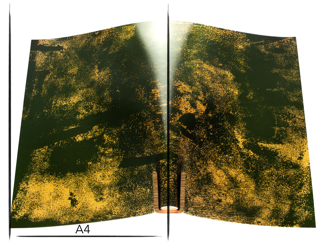 Italian leather panel Russo anticuus verdago 