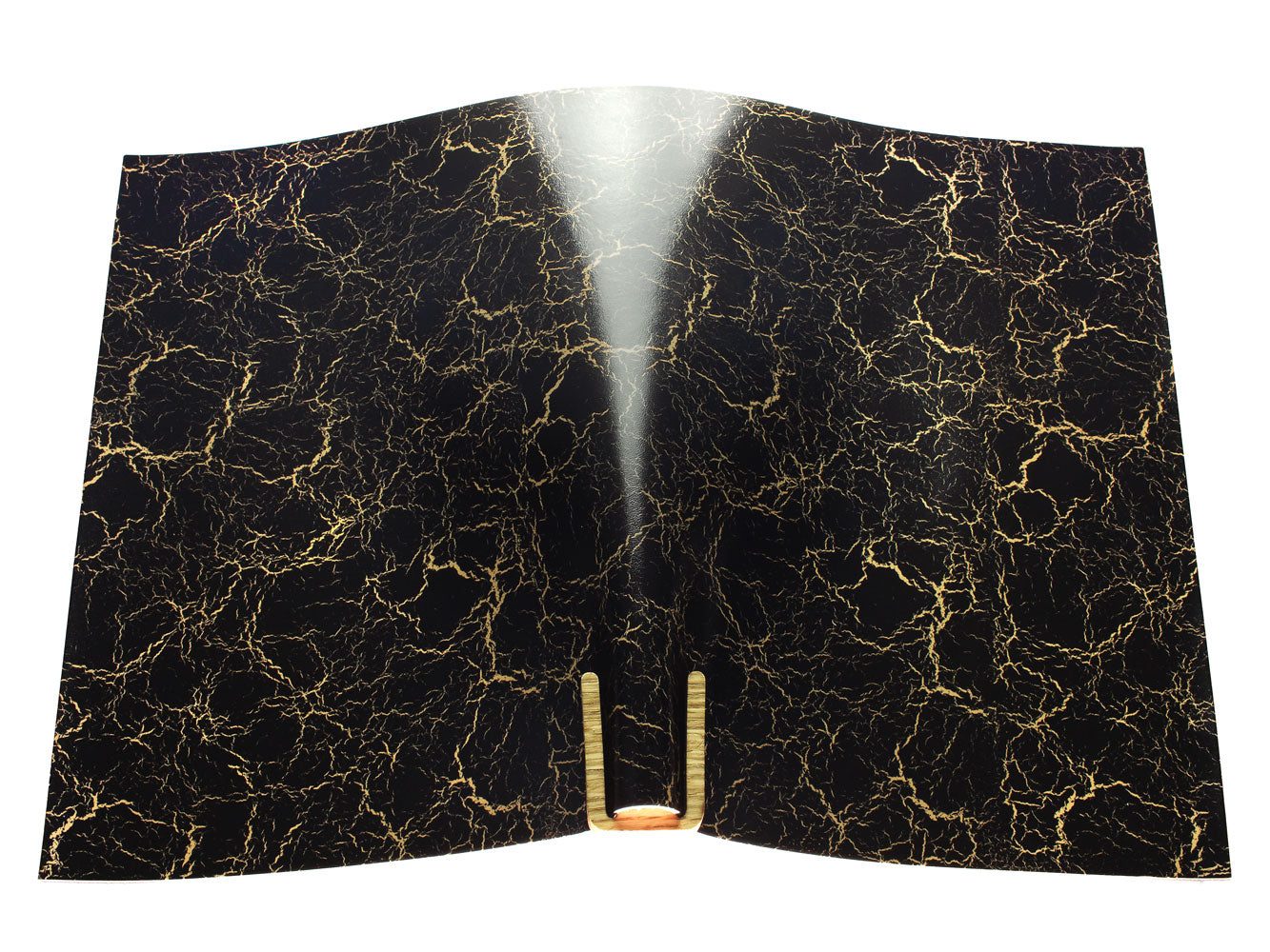 Vegetable tanned leather panel Russo crack nero