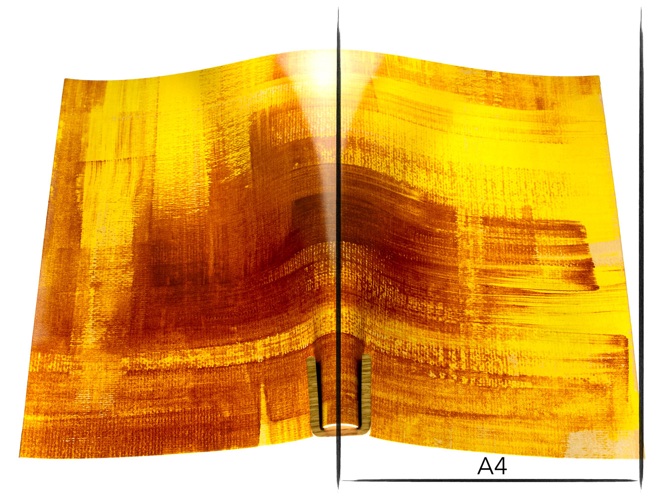 Vachetta leather panel Russo pintura valletta 