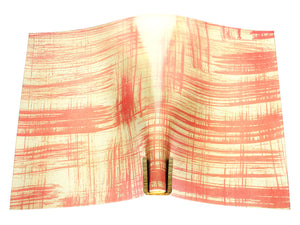 Vegetable tanned leather panel Russo canvora salmon 