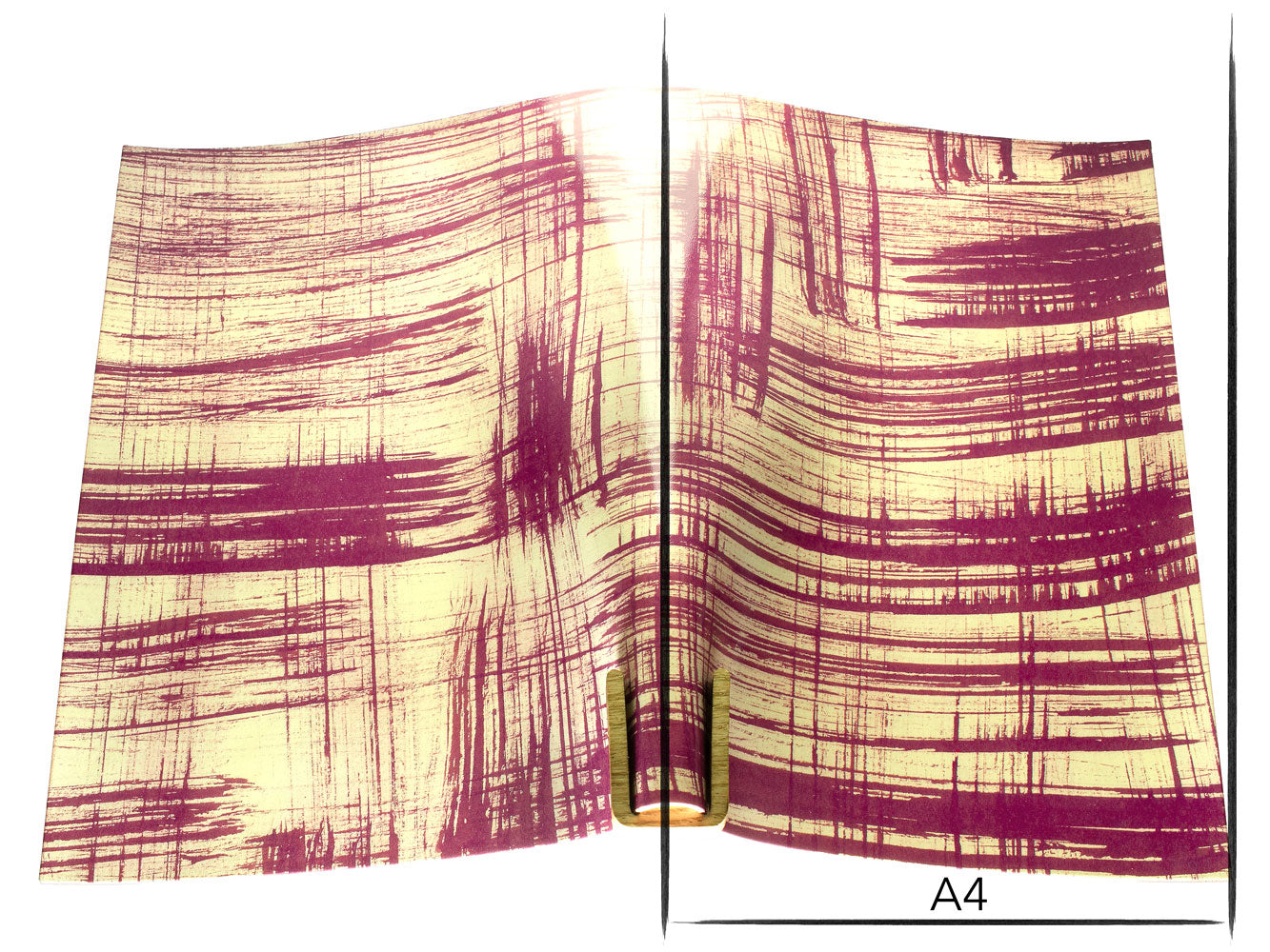 Vachetta leather panel Russo canvora roxo 