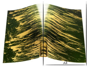 Vachetta leather panel Russo carrara verdago 